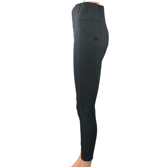Bandier x All Access Womens Black High Rise Yoga Athletic Leggings Pants Size L - Picture 2 of 4